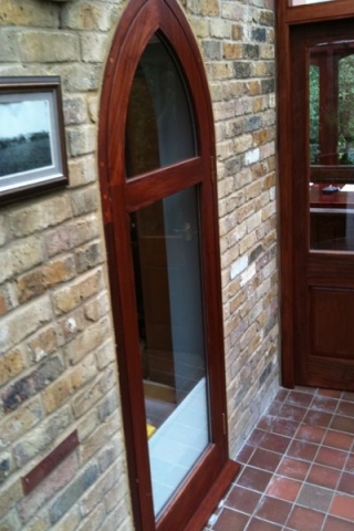 Arch headed door
