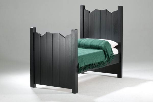 Ebonized childs bed