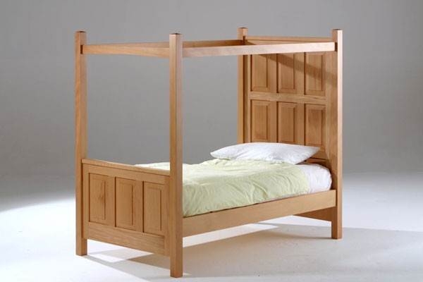 Beech four poster bed