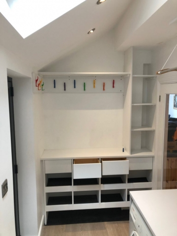 Utility room storage