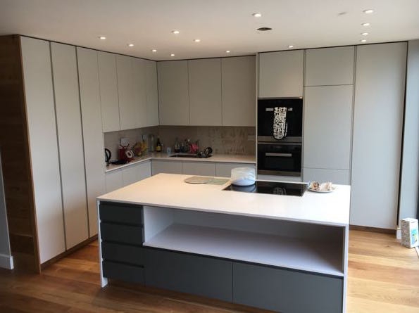 Custom made doors to a new kitchen